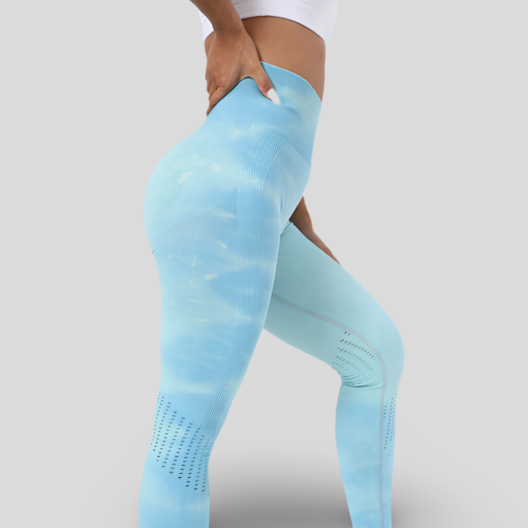 LEGGINGS PERFORÉS SOUS LE GENOU - SKY