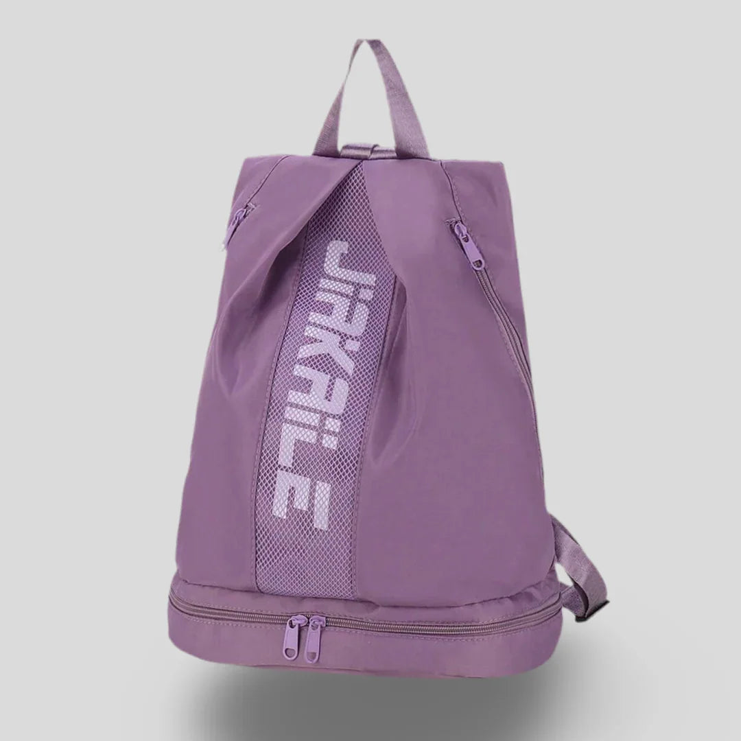 Sac De Yoga Part 2 – Grand Modèle 2 Poches – Prune Et Rose – Fabriqué Au Royaume-Uni