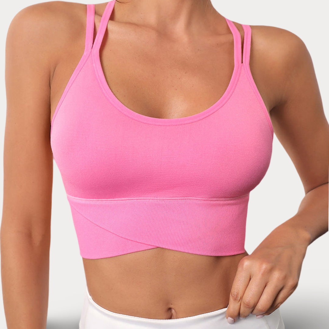 CROP TOP À BRETELLES FINES ET ENCOLURE EN U - MODERNE
