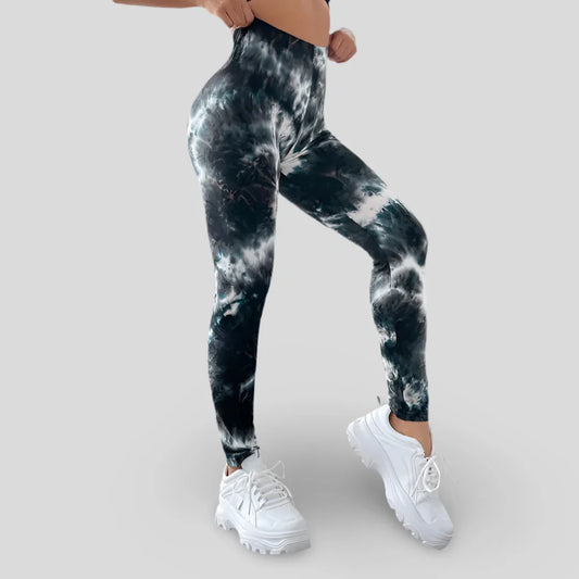 LEGGINGS DE SPORT MODERNES À MOTIF ÉCLAIR COLORÉ - STORM