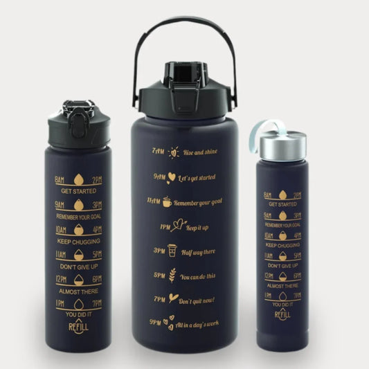 BOUTEILLE D'EAU PORTABLE AVEC PAILLE - PARFAITE POUR LA SALLE DE SPORT