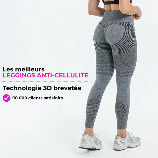 Leggings anti-cellulite à compression 3D