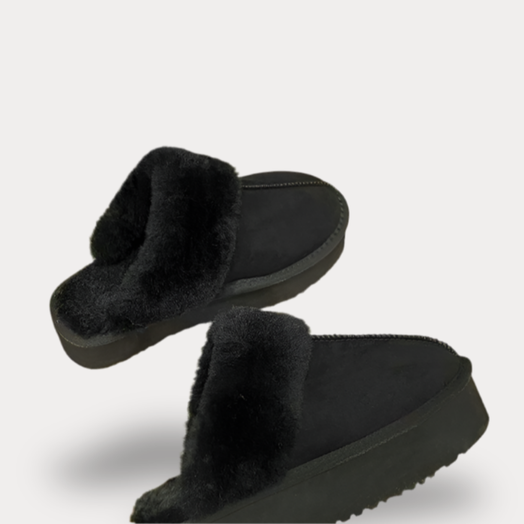 CHAUSSONS D'HIVER REMBOURRÉS CHAUDS ET DOUX - HIVER