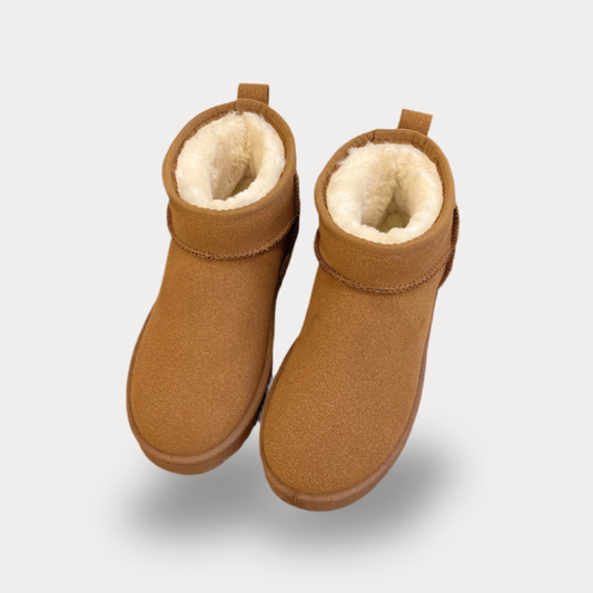 WARM PADDED WINTER ANKLE BOOTS - WINTER