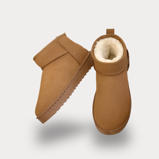 WARM PADDED WINTER ANKLE BOOTS - WINTER