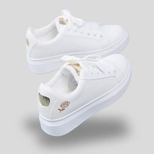 CHAUSSURES EN CUIR CASUAL - GLOSS ROSE