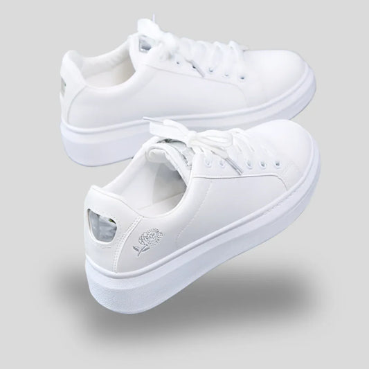 CHAUSSURES EN CUIR CASUAL - GLOSS ROSE