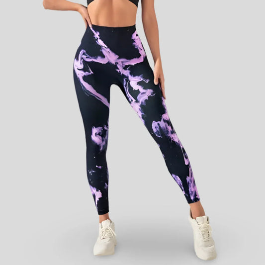 LEGGINGS SPORTIFS AVEC ÉCLABOUSSURES DE COULEURS MODERNES - SKETCHES