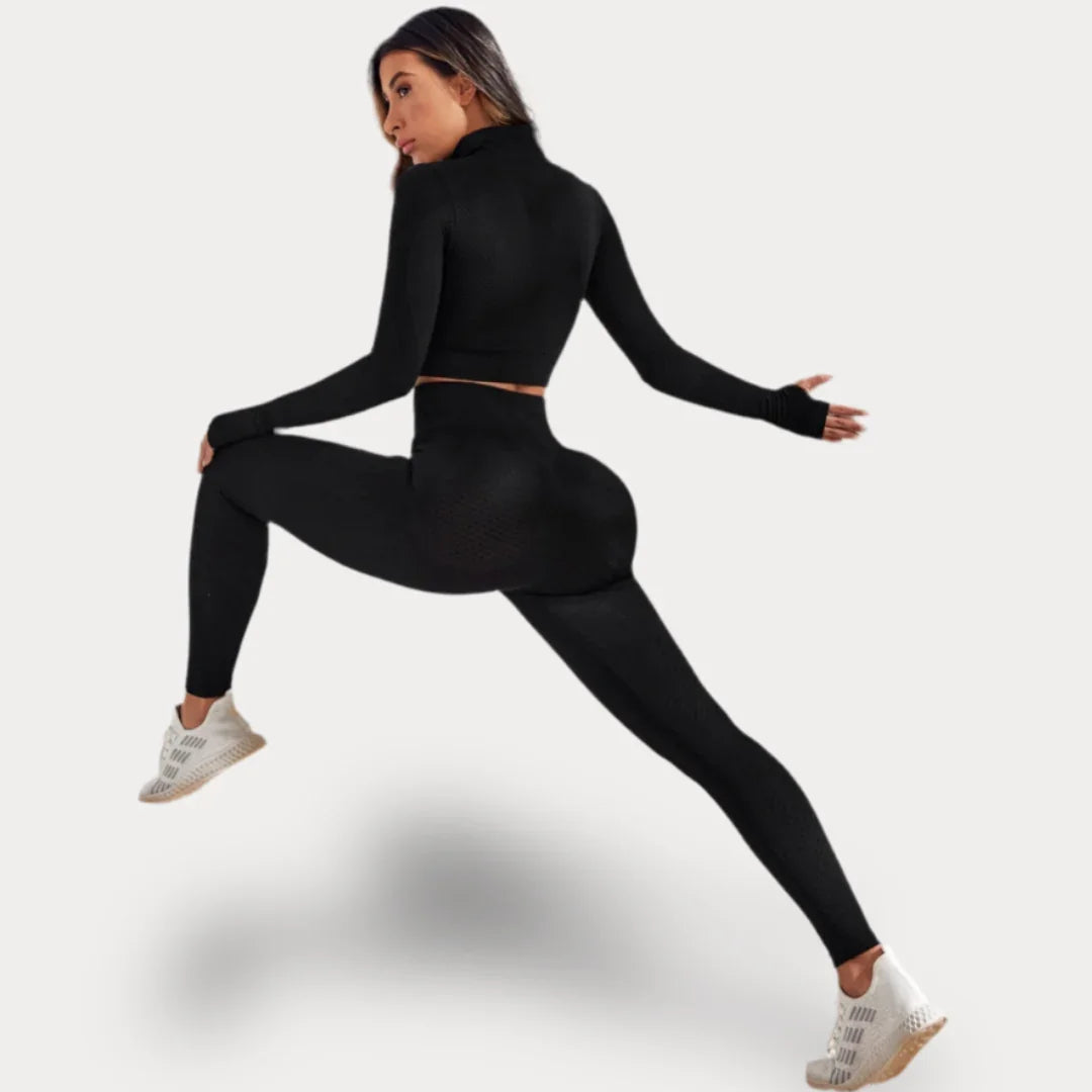 ENSEMBLE AVEC HAUT À MANCHES LONGUES - ZIP