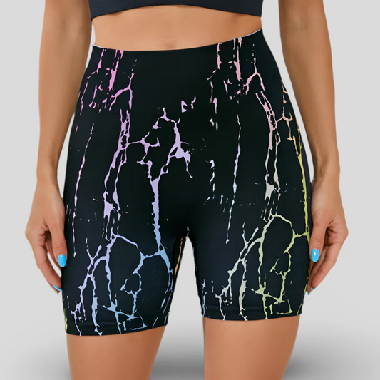SHORTS DE SPORT À RAYURES COLORÉES - MIX