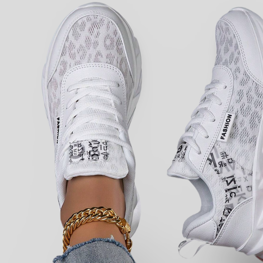 SNEAKERS DE MODE AVEC INSERTS LÉOPARD - LEOPARD