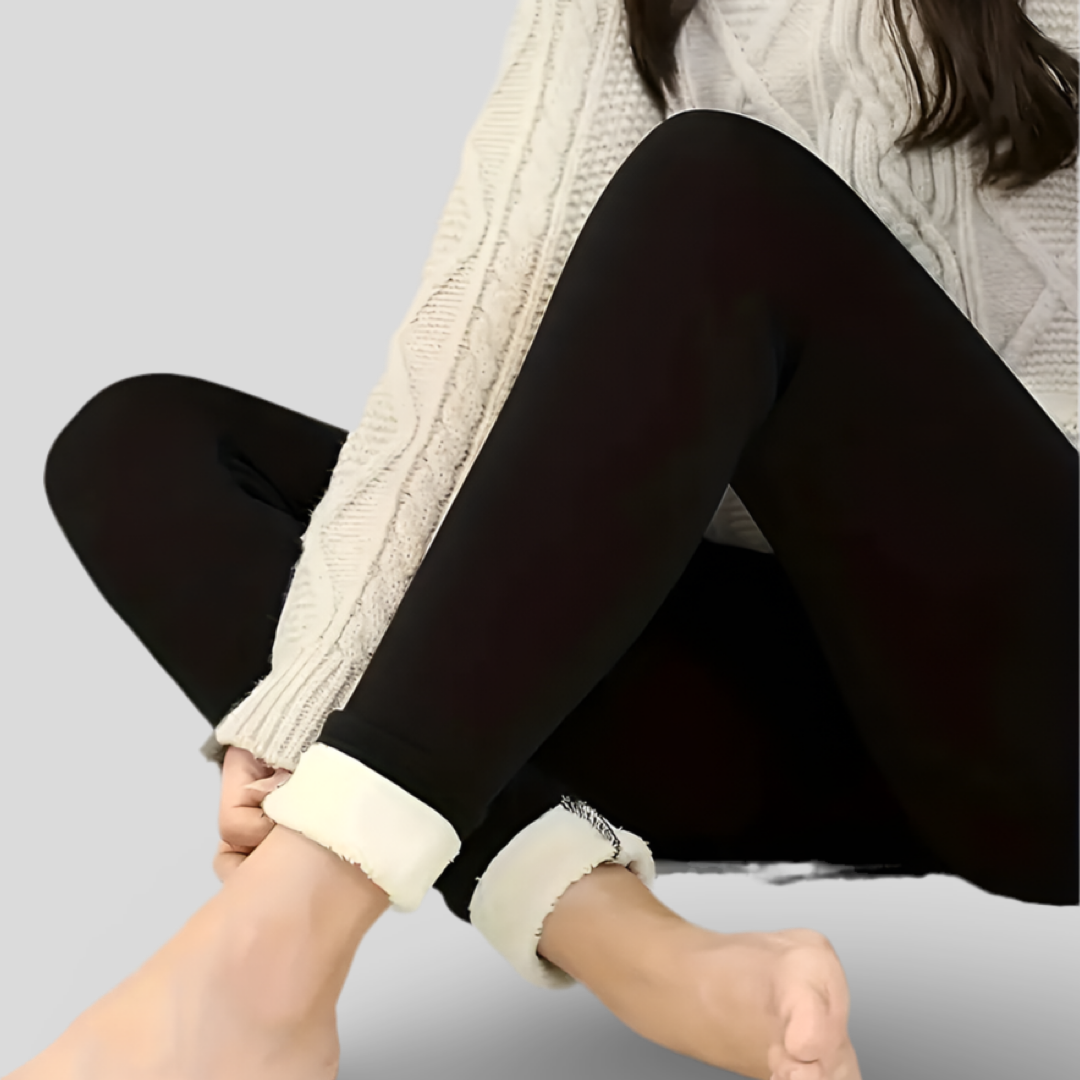 LEGGINGS THERMIQUES DOUBLÉS BICOLORES - HIVER