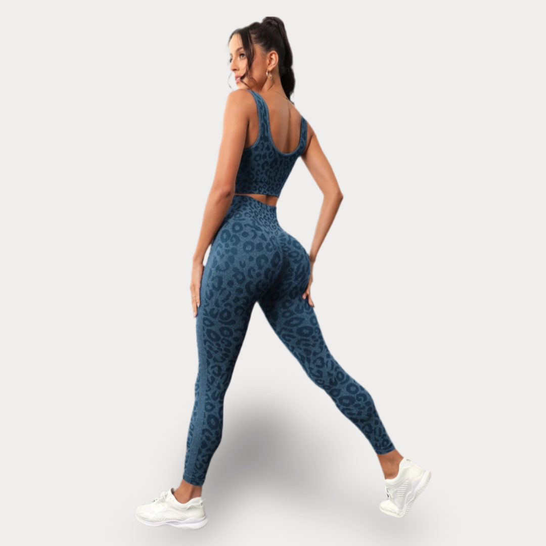 ENSEMBLE DE YOGA LÉOPARD - LEOPARD
