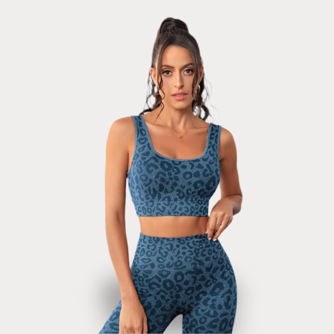 ENSEMBLE DE YOGA LÉOPARD - LEOPARD