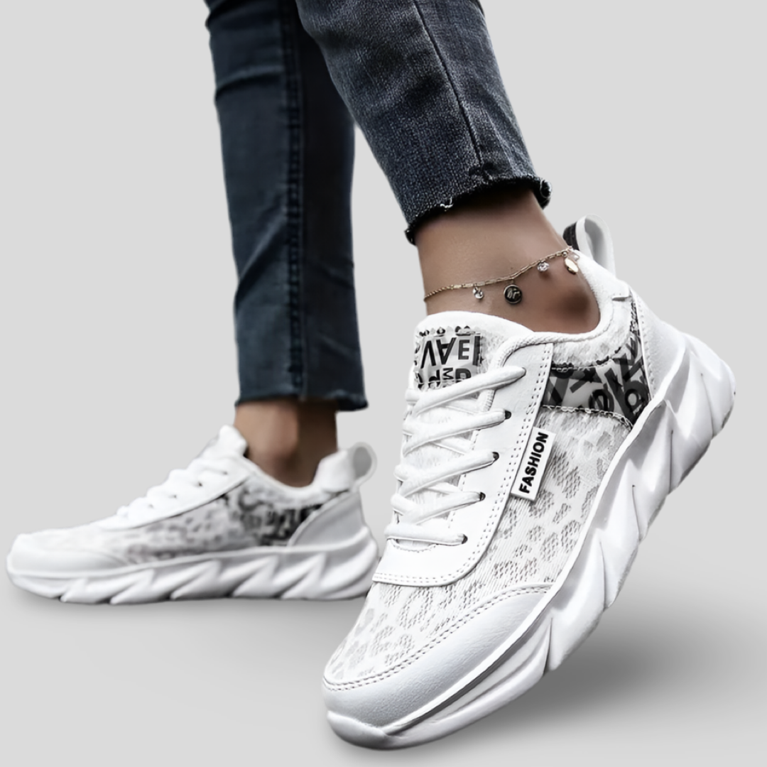 SNEAKERS DE MODE AVEC INSERTS LÉOPARD - LEOPARD