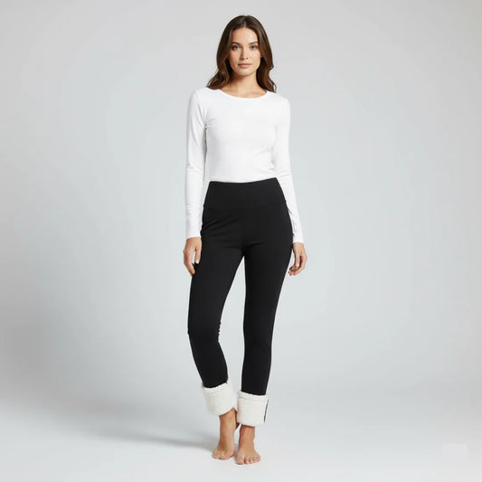 LEGGINGS THERMIQUES DOUBLÉS BICOLORES - HIVER