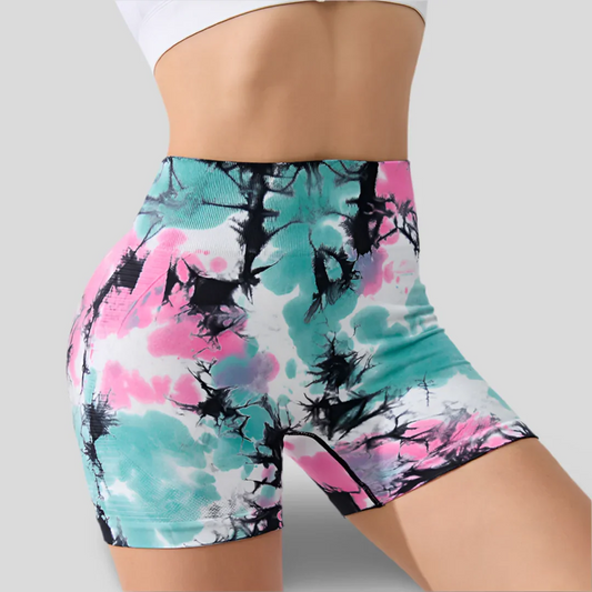 SHORTS DE SPORT À MOTIF COLORÉ - MIX