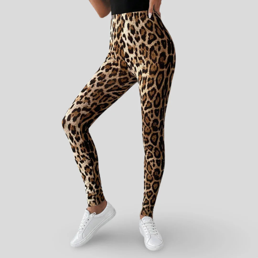 LEGGINGS TAILLE HAUTE À MOTIF LÉOPARD LEOPARD