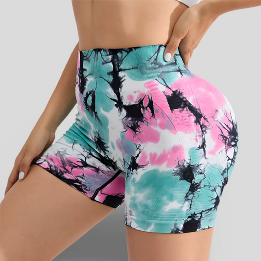 SHORTS DE SPORT À MOTIF COLORÉ - MIX