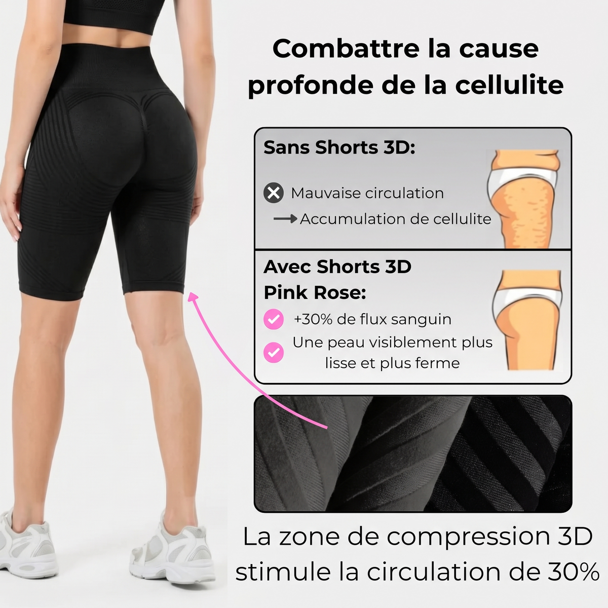 Cuisses visuellement lissées
