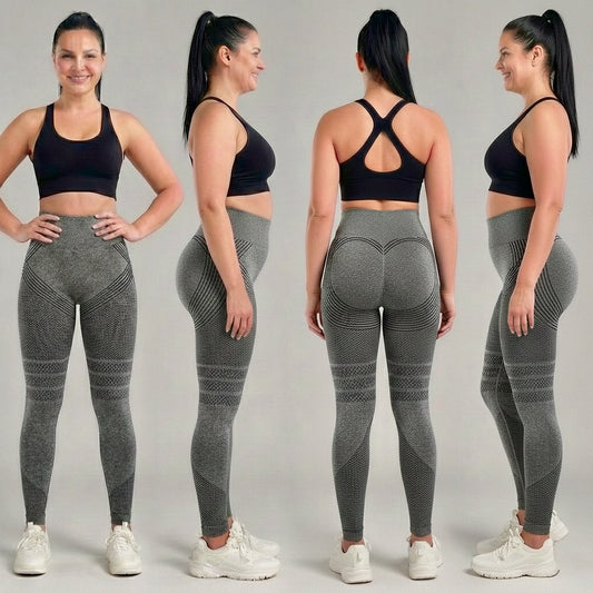 Leggings anti-cellulite à compression 3D