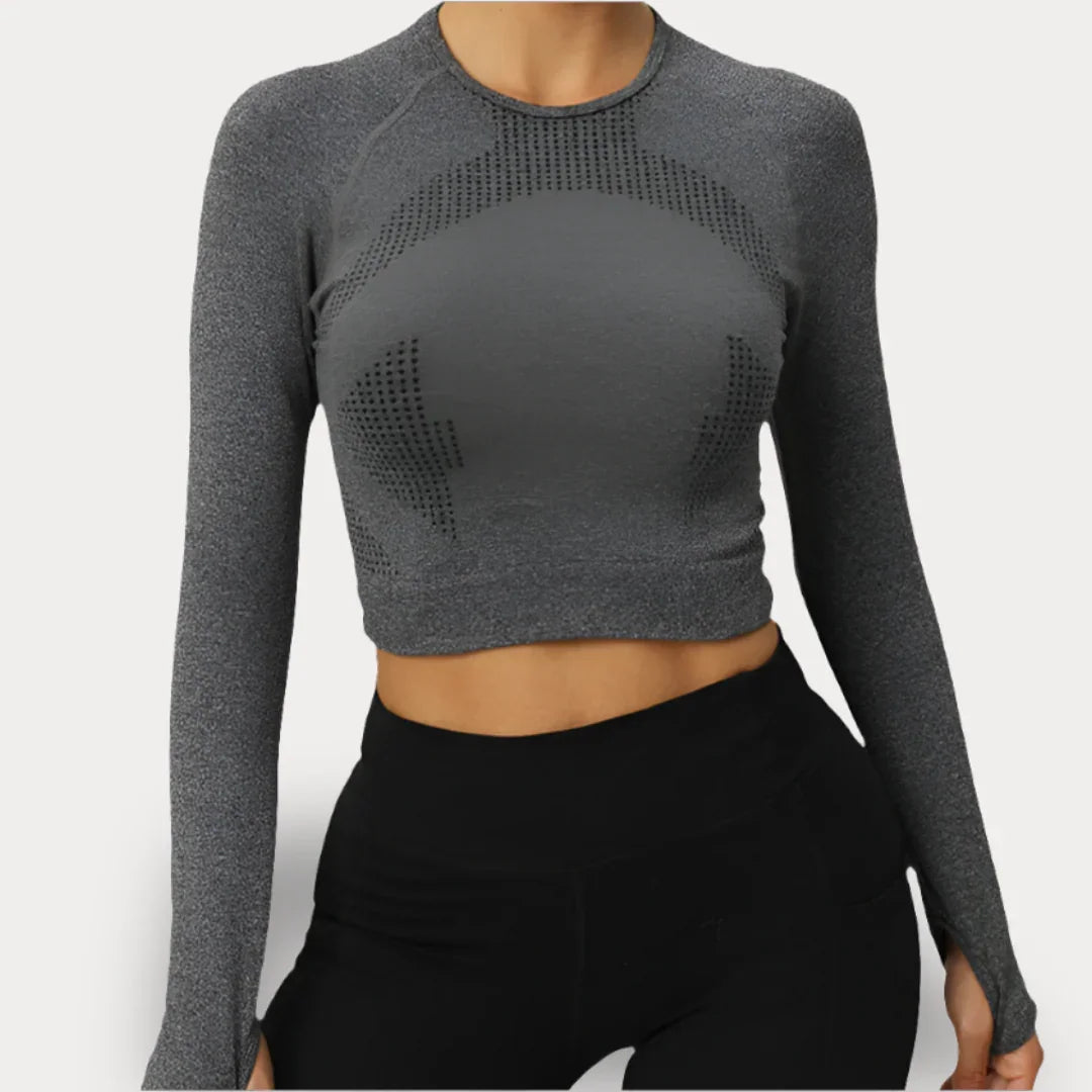 T-SHIRT DE SPORT À MANCHES LONGUES - BASIC