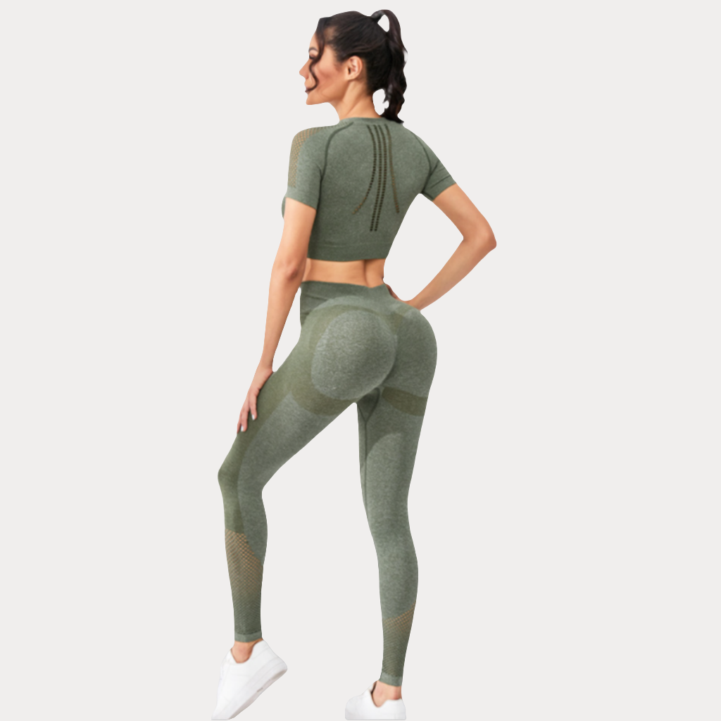 ENSEMBLE T-SHIRT À MANCHES COURTES ET PANTALON LONG - BASIC