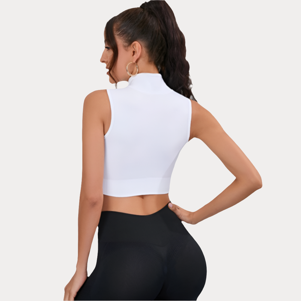 HAUT LÉGER SANS MANCHES AVEC ZIP ANTI-FROTTEMENT - ZIP
