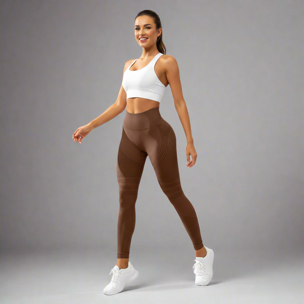 Leggings anti-cellulite à compression 3D