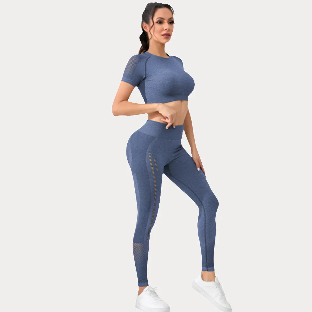 ENSEMBLE T-SHIRT À MANCHES COURTES ET PANTALON LONG - BASIC