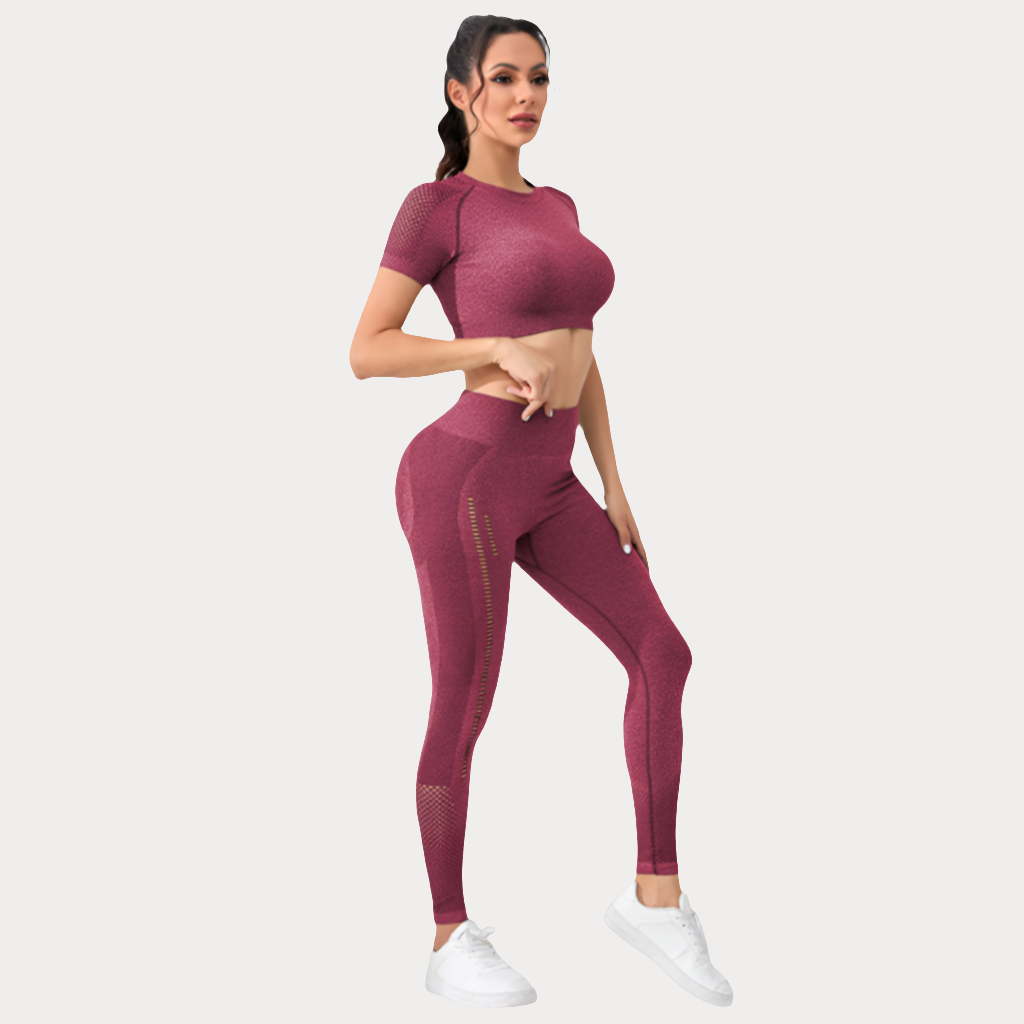 ENSEMBLE T-SHIRT À MANCHES COURTES ET PANTALON LONG - BASIC