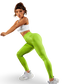 LIME SPORTS LEGGINGS - FLUORESCENT