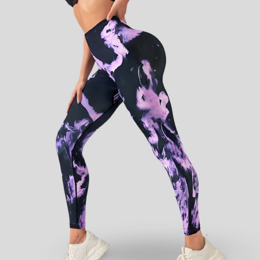 SPORT LEGGINGS WITH MODERN COLOR SPLASHES - SKETCHES