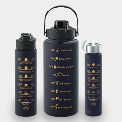 PORTABLE WATER BOTTLE WITH STRAW - PERFECT FOR THE GYM