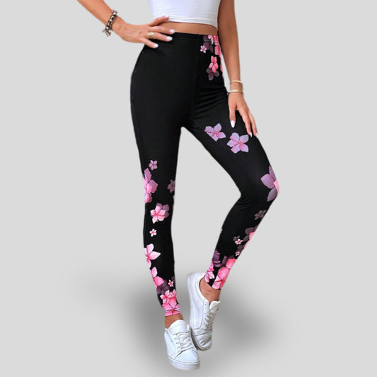 FLORAL PRINT LEGGINGS - FLOWER