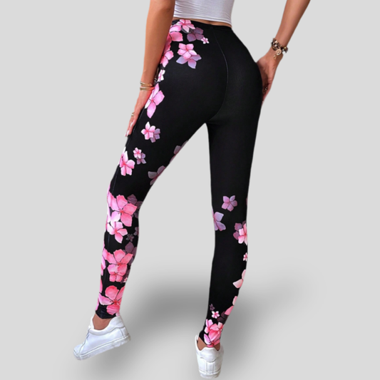 FLORAL PRINT LEGGINGS - FLOWER