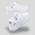 CASUAL LEATHER SHOES - GLOSS PINK