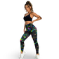 FLUORESCENT MULTICOLORED LEGGINGS - BRIGHT GRAPHIC