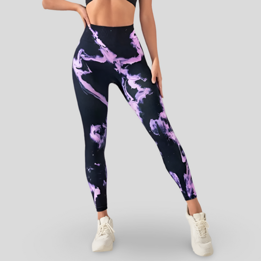 SPORT LEGGINGS WITH MODERN COLOR SPLASHES - SKETCHES