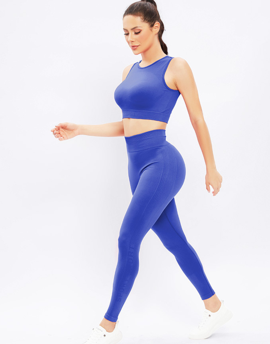 Sport - Set completo con leggings e top con apertura sulla schiena - UniX4U