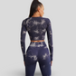 HIGH-WAISTED YOGA LEGGINGS - CLOUD