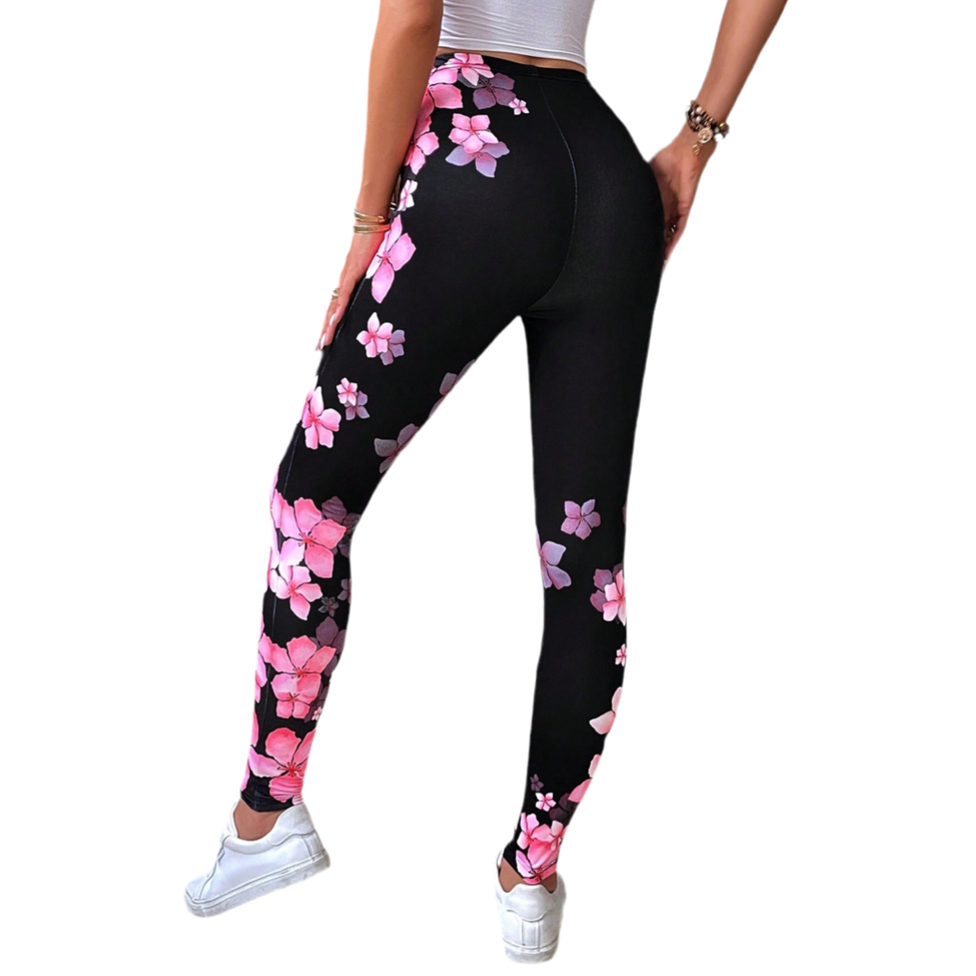 FLORAL PRINT LEGGINGS - FLOWER