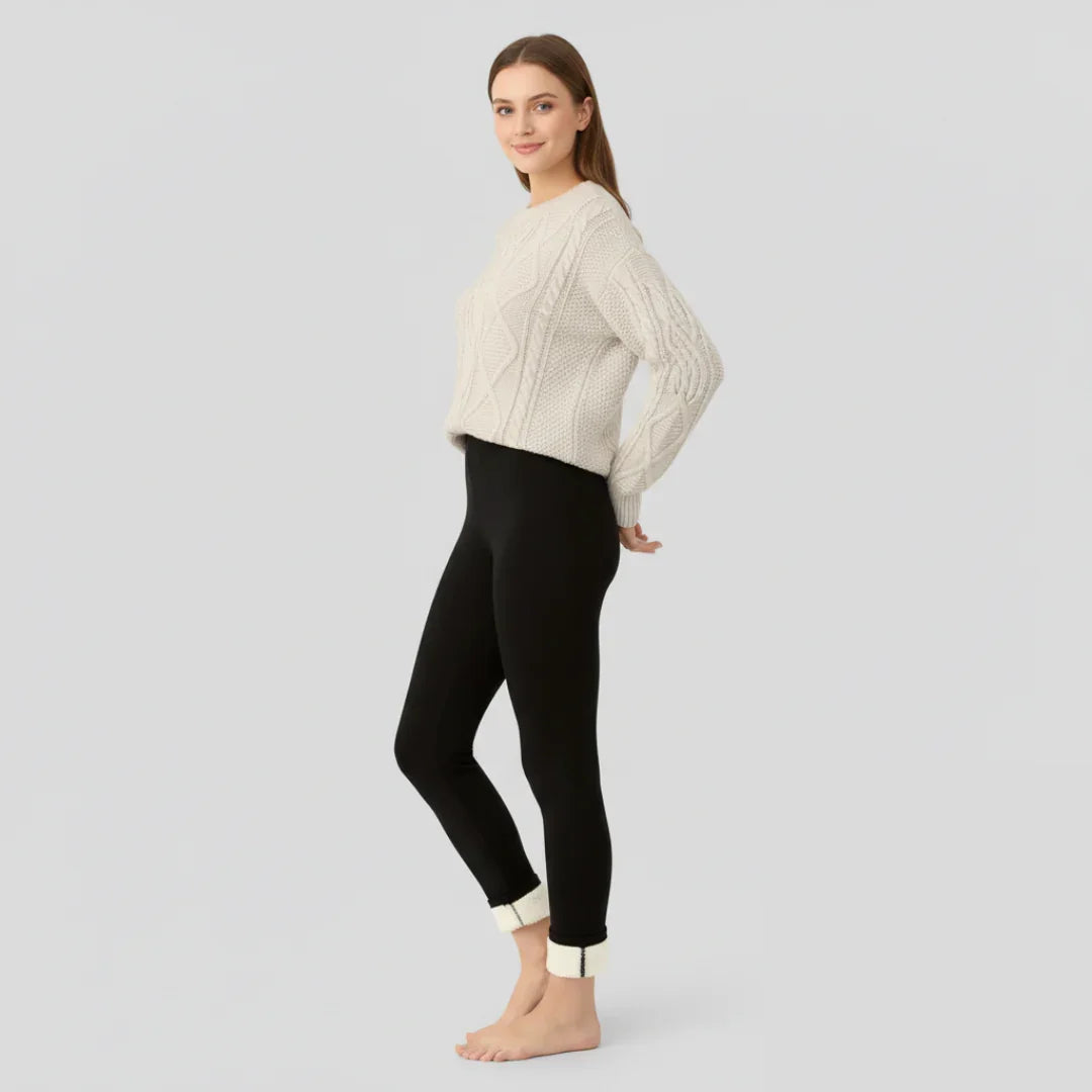 LEGGINGS THERMIQUES DOUBLÉS BICOLORES - HIVER