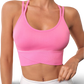 CROP TOP WITH THIN STRAPS AND U-NECKLINE - MODERN