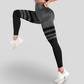 PUSH-UP EFFECT SPORTS LEGGINGS - STRIPE