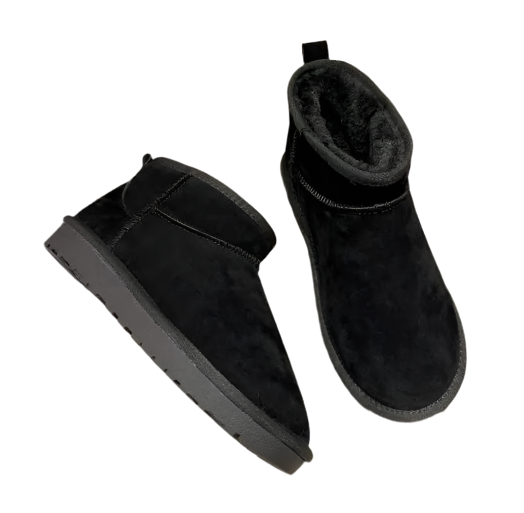 WARM PADDED WINTER ANKLE BOOTS - WINTER