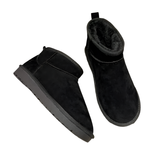 WARM PADDED WINTER ANKLE BOOTS - WINTER