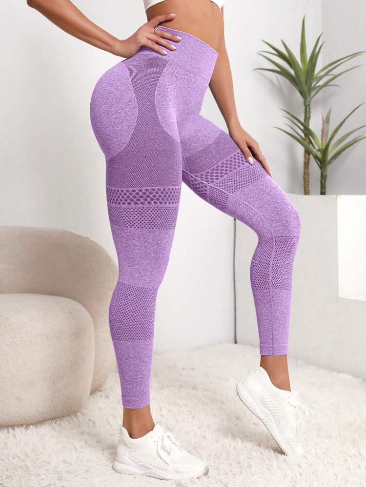 Basic - Leggings a vita alta sollevanti senza cuciture - UniX4U