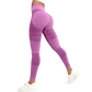 BASIC - HIGH WAISTED LEGGINGS WITH PUSH-UP EFFECT WITHOUT SEAMS