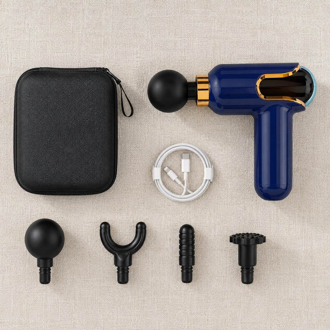 Pistolet de Massage Musculaire Portable – Relaxation Profonde et Fitness